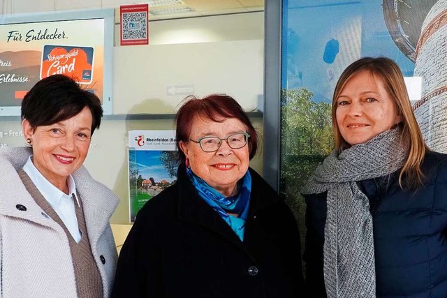 Sind 2023 die Stadtfhrerinnen in Rhei..., Gerlinde Schonhardt und Ulrike Maunz  | Foto: Boris Burkhardt