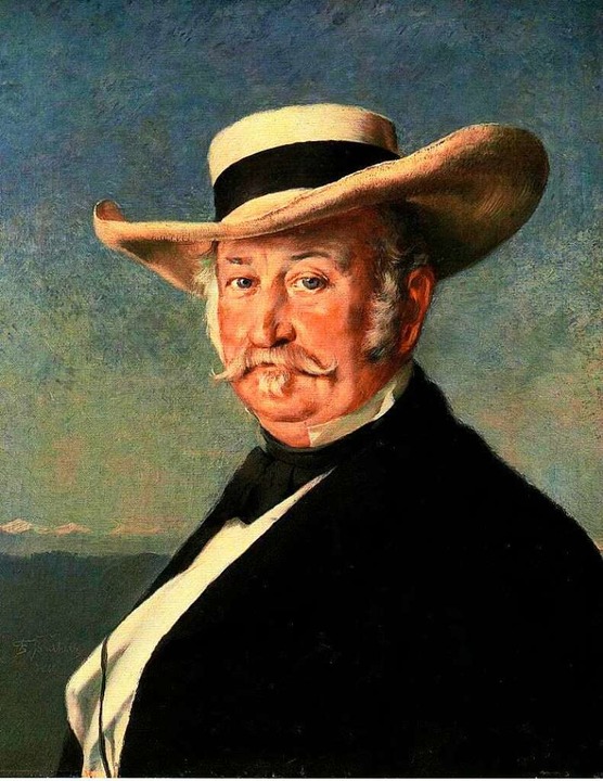 Ein &#8222;rassistischer    und ausbeu...onialist&#8220;:  Johann August Sutter  | Foto: Kunstmuseum Solothurn