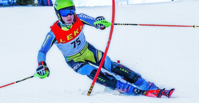 Zeigte im Slalom Nervenstrke: Pius Burger von der SZ Elzach  | Foto: Martin Siegmund,