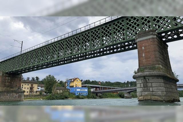 Eisenbahnbrcke zwischen Waldshut und Koblenz wird fr Modernisierung ab April gesperrt