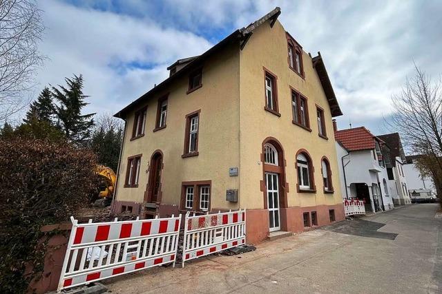Der Abriss der Villa Amalia in Schopfheim hat begonnen