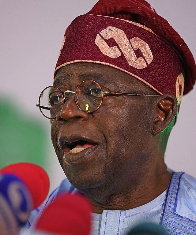 Wahlsieger Bola Tinubu  | Foto: KOLA SULAIMON (AFP)