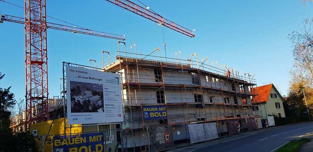 Die Stdtische Wohnbaugesellschaft, hi...zentige Tochter der Stadt Emmendingen.  | Foto: Gerhard Walser