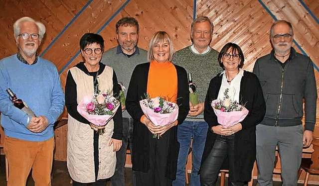 Mehrere Mitglieder des Chores wurden a... Singler, Astrid Notter, Petra Ganter.  | Foto: Verein