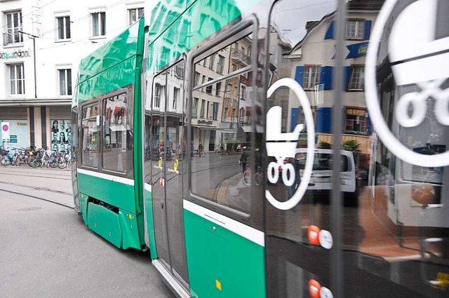 In Basel gehrt die Tram zum Stadtbild...tand der Diskussion bezweifelt werden.  | Foto: Daniel Gramespacher