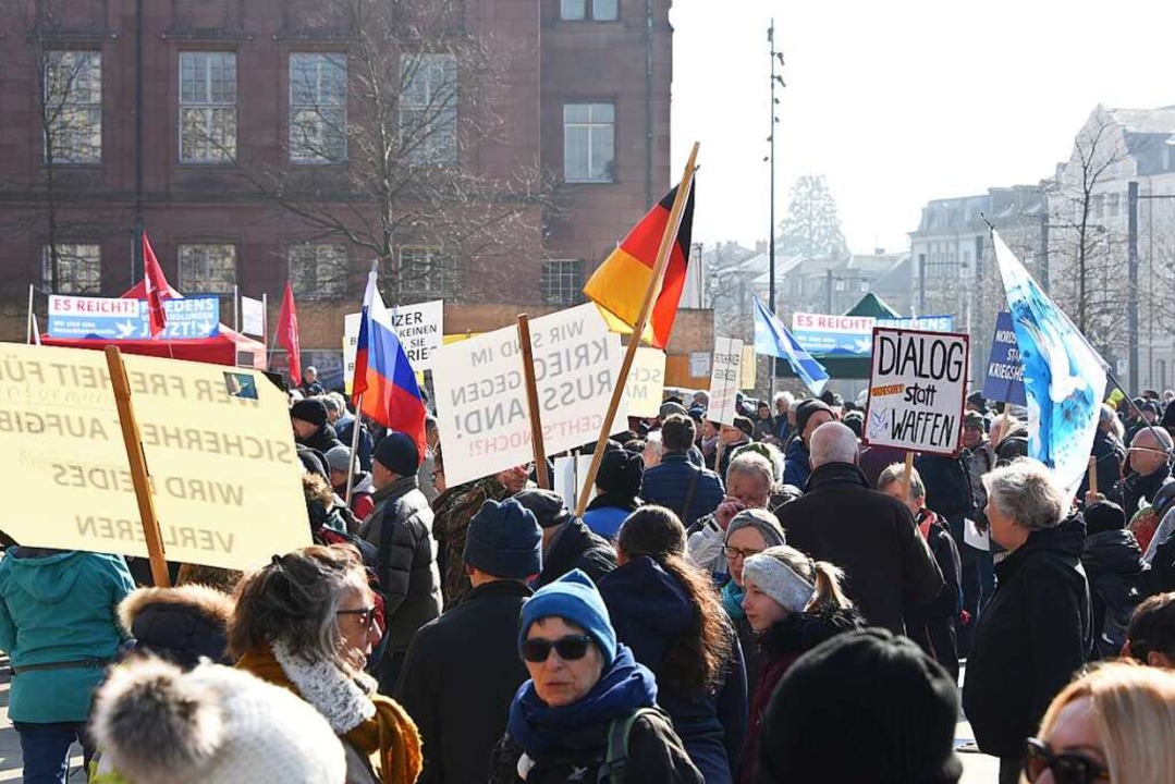 Demo fr den Frieden  | Foto: Rita Eggstein