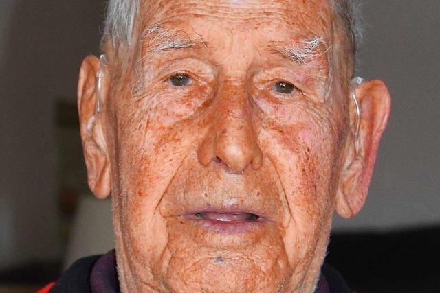 Karl Nüsslein aus Schopfheim feiert seinen 95. Geburtstag
