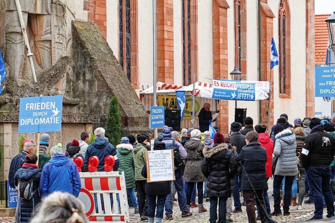 Rund 70 Personen waren am Sonntag zur ...i der Endinger Martinskirche gekommen.  | Foto: Ruth Seitz