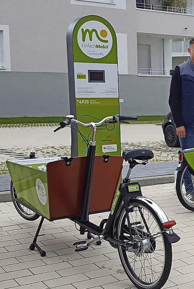 Mobilittsstation in Offenburg mit dem Markenzeichen &#8222;EinfachMobil&#8220;  | Foto: Stadt Offenburg