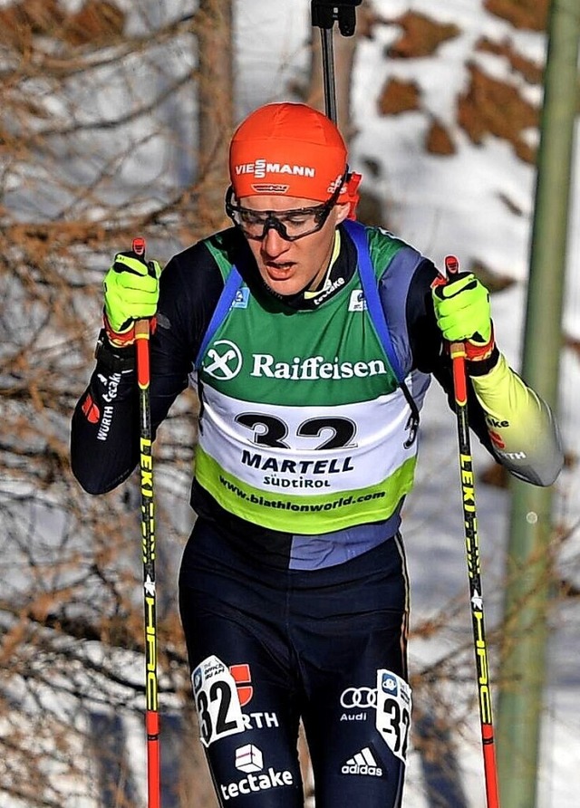 WM-Platz 23 zum Start: Biathlet Fabian Kaskel vom SC Todtnau  | Foto: Harald Deubert via www.imago-images.de