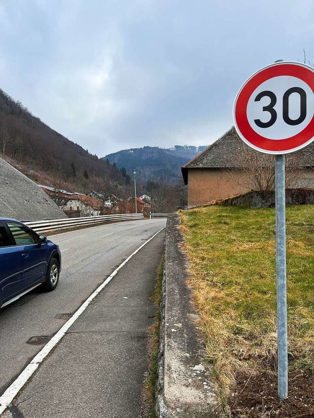 Seit wenigen Wochen gilt Tempo 30 im G...chaftsrat hatten lange dafr gekmpft.  | Foto: Sarah Trinler