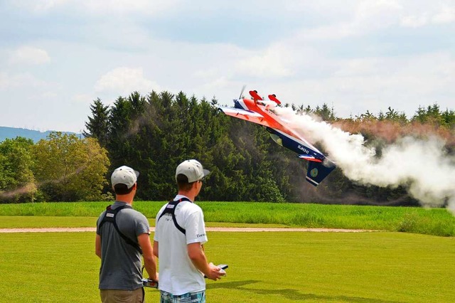 Knnen weiterhin abheben: Die Schopfheimer Modellflieger.  | Foto: Edgar Steinfelder