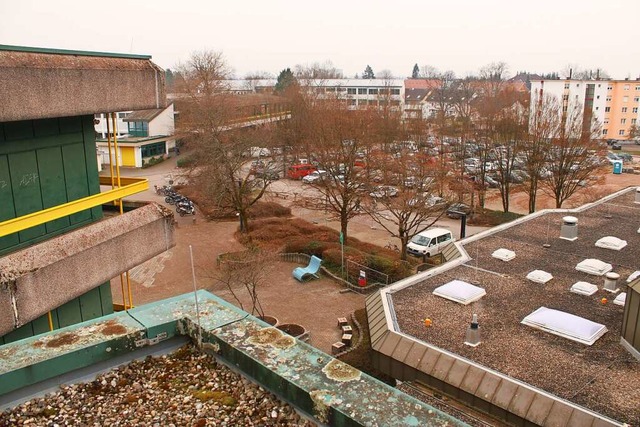 Am Berufsschulzentrum in Emmendingen s...ird, knnte eine neue Mensa entstehen.  | Foto: Annika Sindlinger