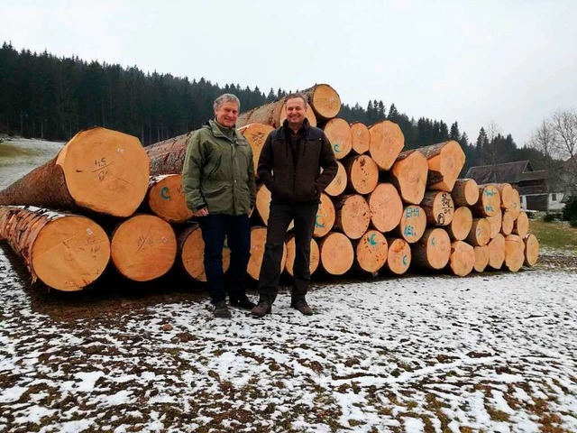 Stefan Lehmann (links) und Christian H...im Jostal bei Titisee-Neustadt lagern.  | Foto: Andrea Drescher