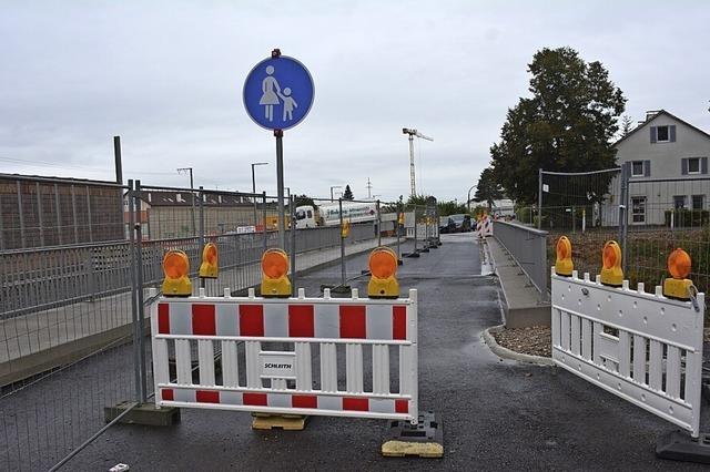 Brückenöffnung in Haltingen bleibt umstritten