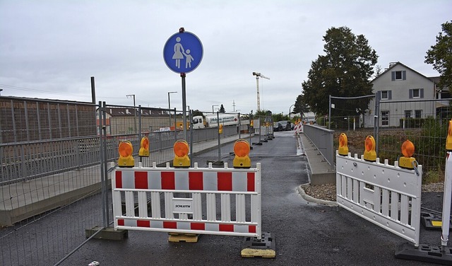 Die Kanderbrcke verbindet Burgunder Strae und Kanderstrae.  | Foto: Hannes Lauber