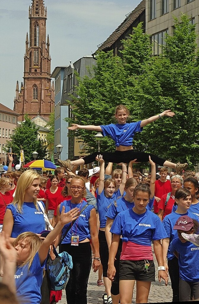 Wie schon 2010 kommt wieder ein groes Turnfest nach Offenburg.  | Foto: hr