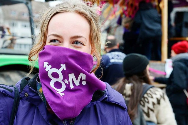 Der feministische Tag ist nicht nur fr Frauen.  | Foto: Ingo Schneider