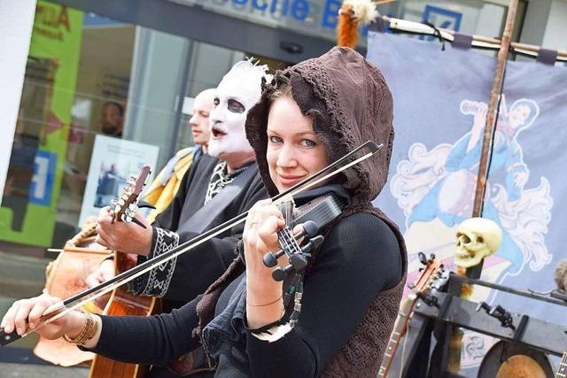 Die Mittelalter-Band Skadefryd aus Bad Sckingen wird sogar in Nepal gehrt