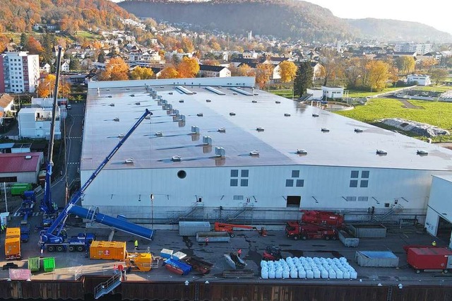 Mit dem Abschluss der Sanierungsarbeit...ine Groinvestition der Roche zu Ende.  | Foto: Pressefoto Roche