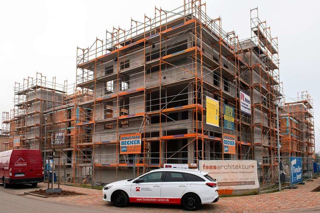 Die Halbzeit ist geschafft bei dem Bauprojekt im Inneren Ring in Rust.  | Foto: Familienheim Mittelbaden