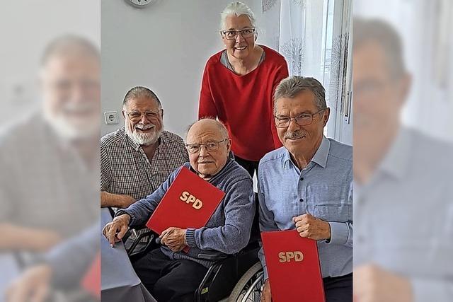 Konrad Rein fr 50 Jahre Mitgliedschaft geehrt