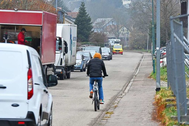 In den Breitmatten ist eine Fahrradstrae geplant.  | Foto: Endrik Baublies