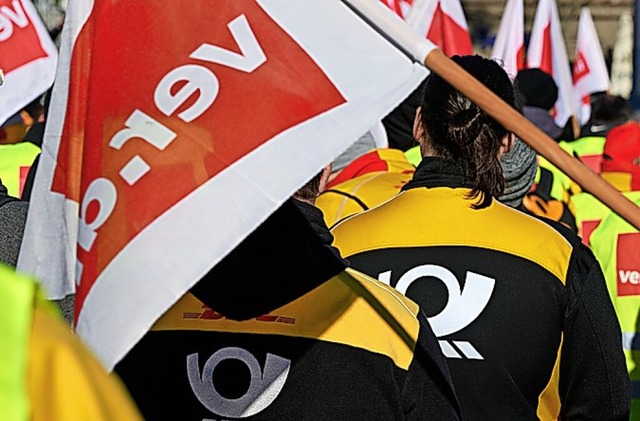 Streik bei der Deutschen Post  | Foto: Bernd Thissen (dpa)