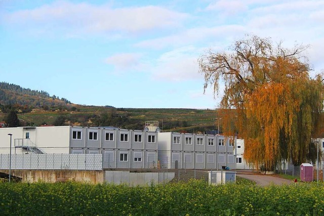 Die Flchtlingsunterkunft des Landkreises in Btzingen   | Foto: Horst David