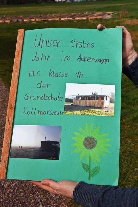 Das prämierte Naturtagebuch der Ackerschule  | Foto: Benedikt Sommer
