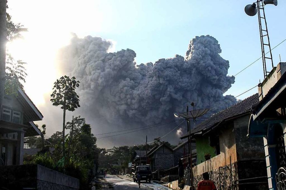 Der Merapi zählt zu den aktivsten Vulkanen der Welt. Am Wochenende ist er erneut ausgebrochen. (Foto: Priyo Utomo (dpa))