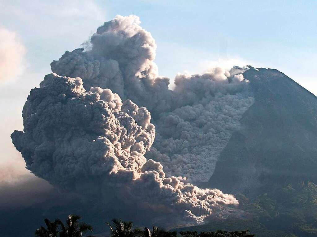 Der Merapi zhlt zu den aktivsten Vulkanen der Welt. Am Wochenende ist er erneut ausgebrochen.