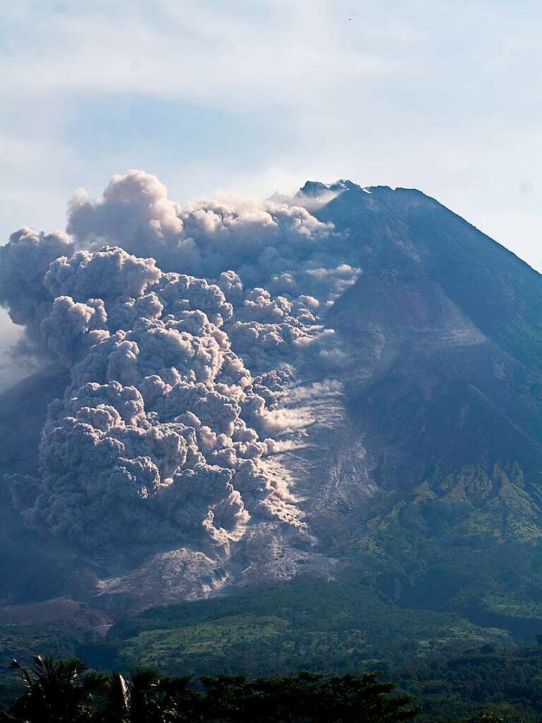 Der Merapi zhlt zu den aktivsten Vulkanen der Welt. Am Wochenende ist er erneut ausgebrochen.