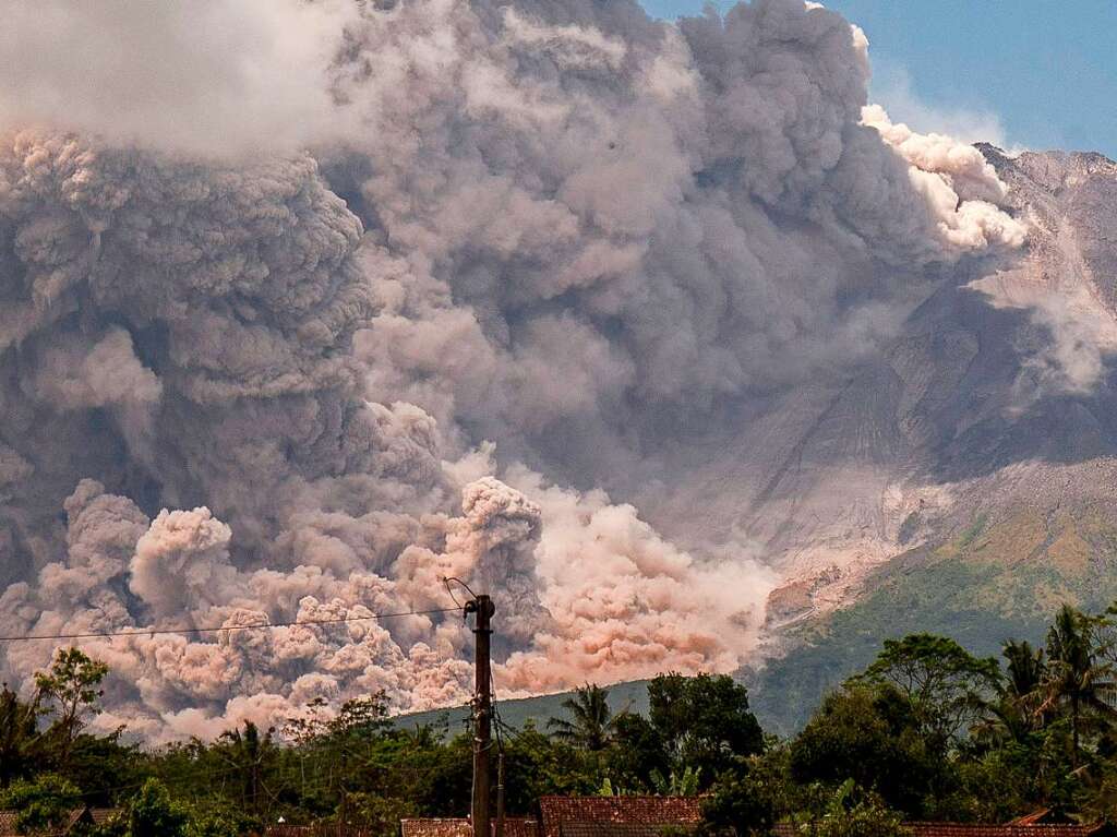 Der Merapi zhlt zu den aktivsten Vulkanen der Welt. Am Wochenende ist er erneut ausgebrochen.