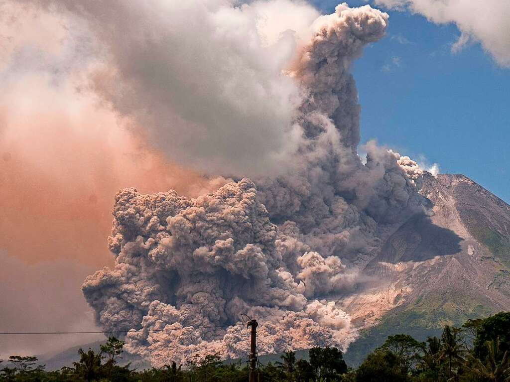 Der Merapi zhlt zu den aktivsten Vulkanen der Welt. Am Wochenende ist er erneut ausgebrochen.