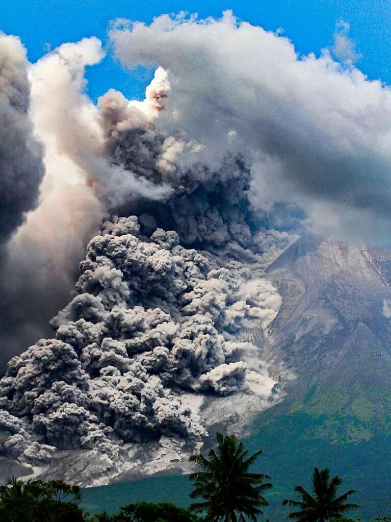 Der Merapi zhlt zu den aktivsten Vulkanen der Welt. Am Wochenende ist er erneut ausgebrochen.