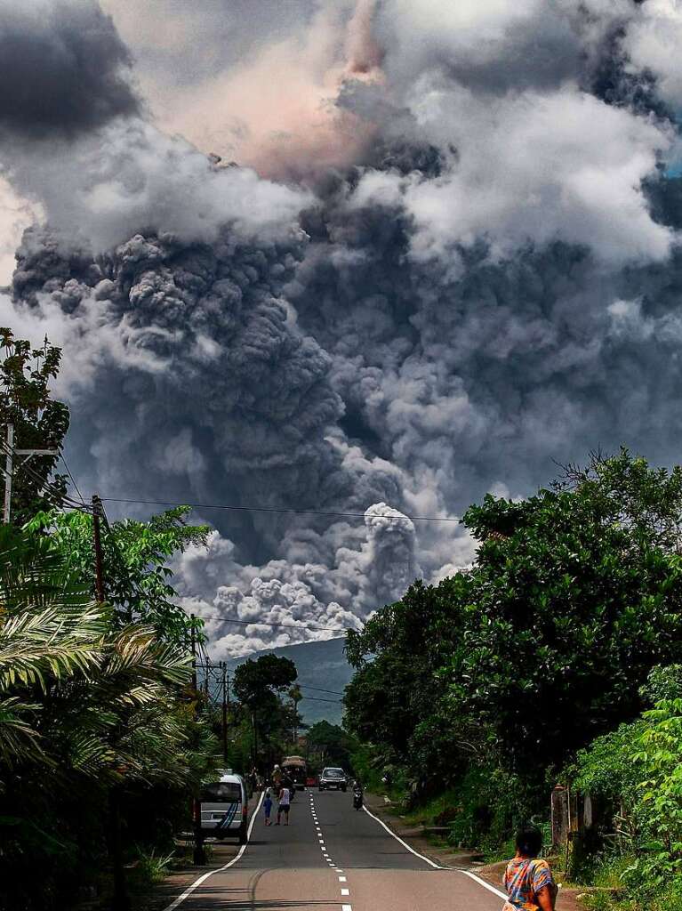 Der Merapi zhlt zu den aktivsten Vulkanen der Welt. Am Wochenende ist er erneut ausgebrochen.