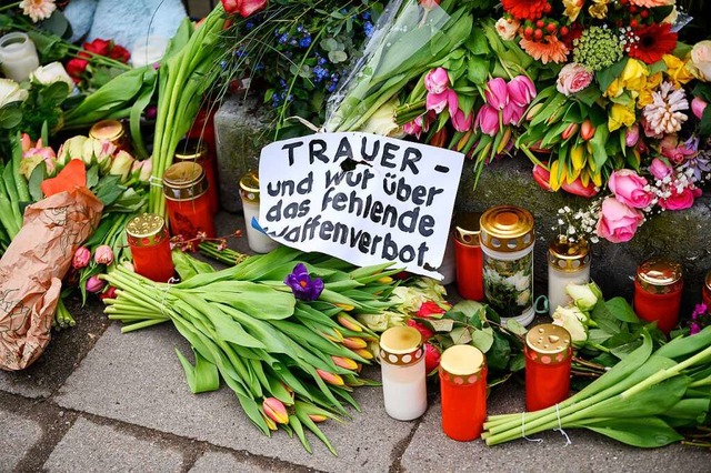 Amoklauf in  Hamburg: Bei Schssen in ... gettet und weitere verletzt worden.   | Foto: Jonas Walzberg (dpa)