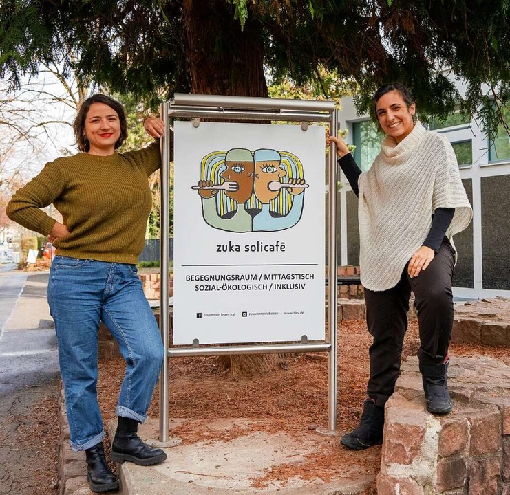 Sophia Maier und Leonora Lorena sind die Mitbegründerinnen des Cafés.  | Foto: Arlette Weiland