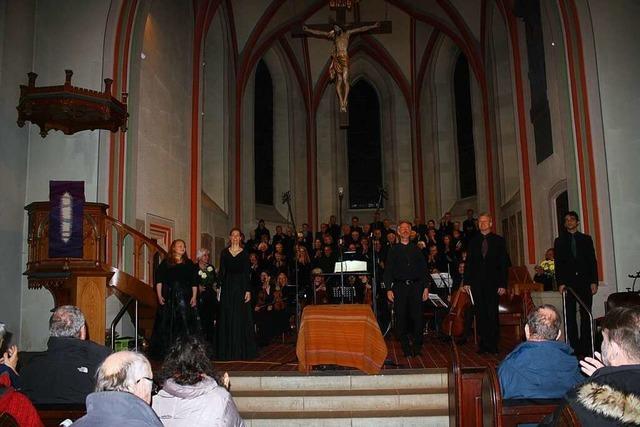 Markuspassion von Homilius gelang der Evangelischen Kantorei Emmendingen nahe am Original