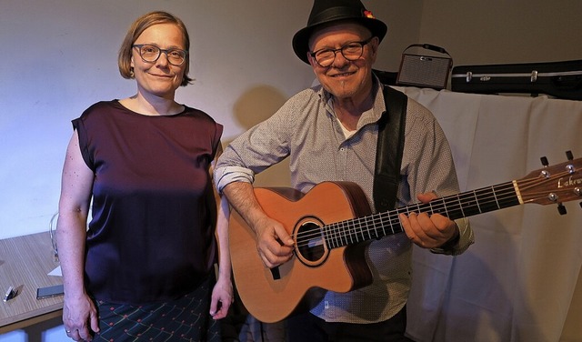 Ulrike Derndinger und Heinz Siebold ve...  Tiefsinn mit Vergngen zu verbinden.  | Foto: Dorothee Philipp