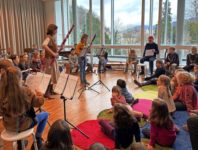 Volles Haus in der Musikschule: Im &#8...ute sich ber ihr Geburtstagskonzert.   | Foto: Stadt Waldkirch