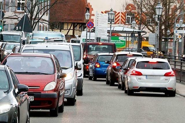Verkehrsteilnehmer üben Kritik wegen Baustelle in Friesenheim