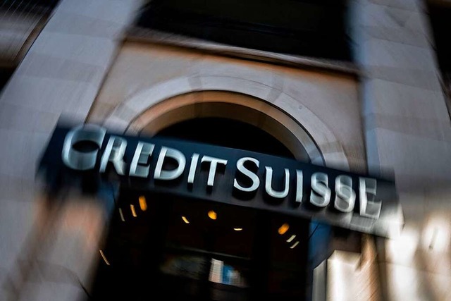 Die Credit Suisse steckt in groen Schwierigkeiten.   | Foto: FABRICE COFFRINI (AFP)