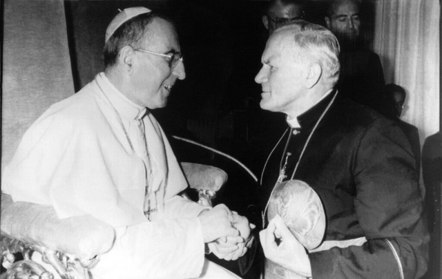 Nach dem pltzlichen Tod von  Johannes...Karol Wojtyla  Papst Johannes Paul II.  | Foto: -