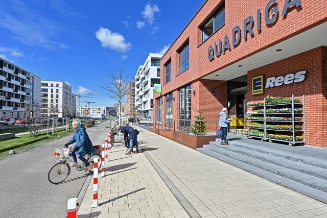 Edeka-Supermarkt öffnet nach langer Verzögerung im Freiburger Güterbahnhofquartier