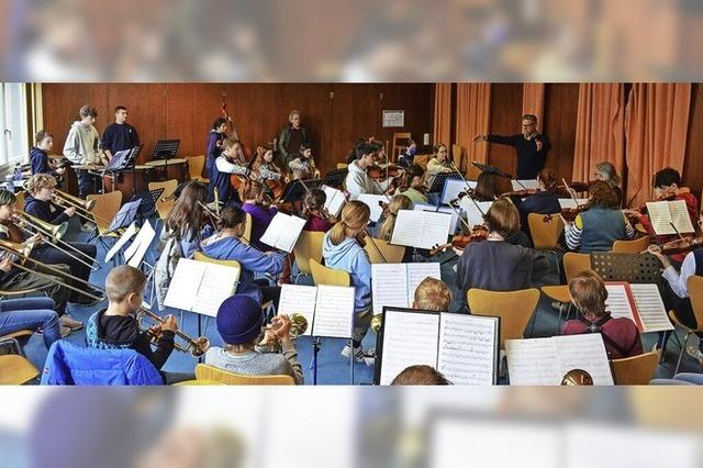Jugendmusikschule probt für Frühlingskonzert