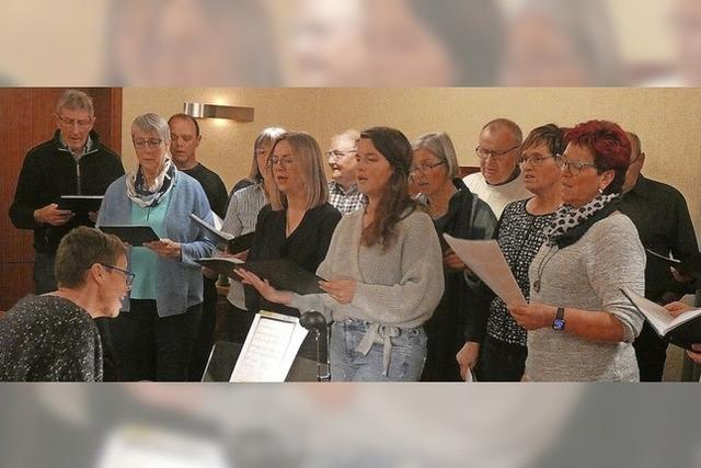 Neue Sänger im Gesangverein Mappach