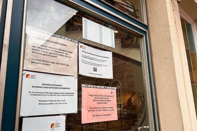 Rastatts Stadtverwaltung ist seit einem Cyberangriff außer Betrieb