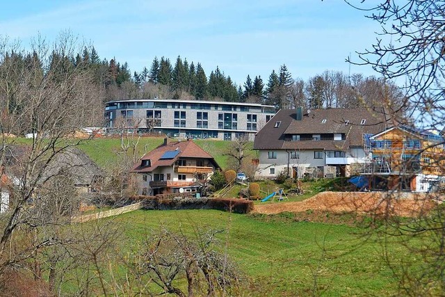 Die Fassade des Hotels Luisenhhe soll...n den Mitarbeiterhusern wiederfinden.  | Foto: Sophia Hesser